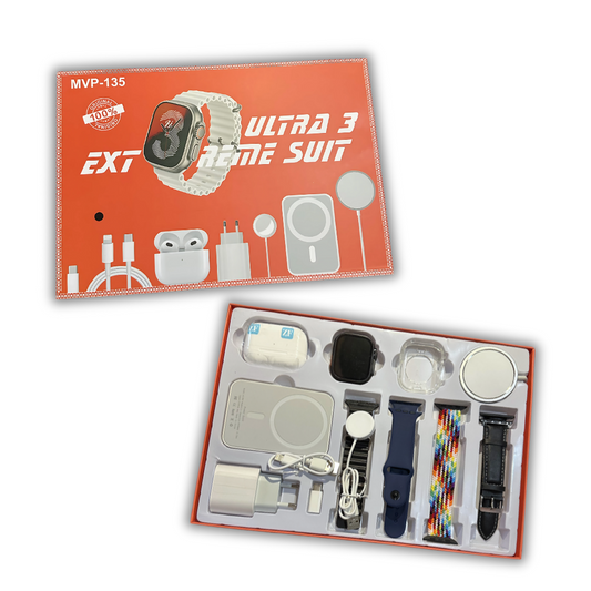 Smartwatch Ultra 3 Extreme Suit - Kit 13 en 1