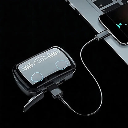 Audífonos In-ear Inalámbricos Bluetooth M10 Negro